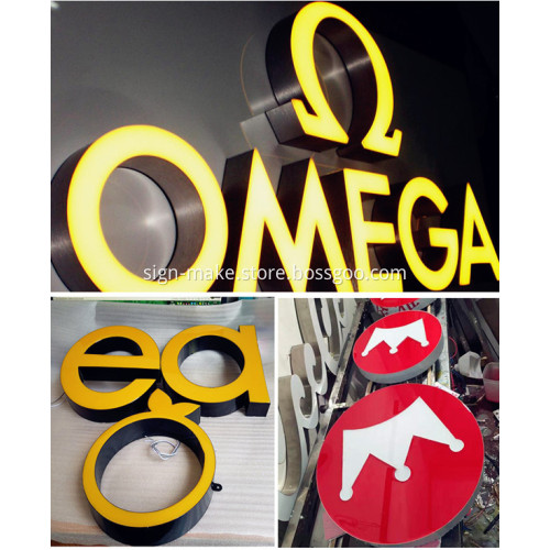 Building Channel Letters Exterior Signage Letters
